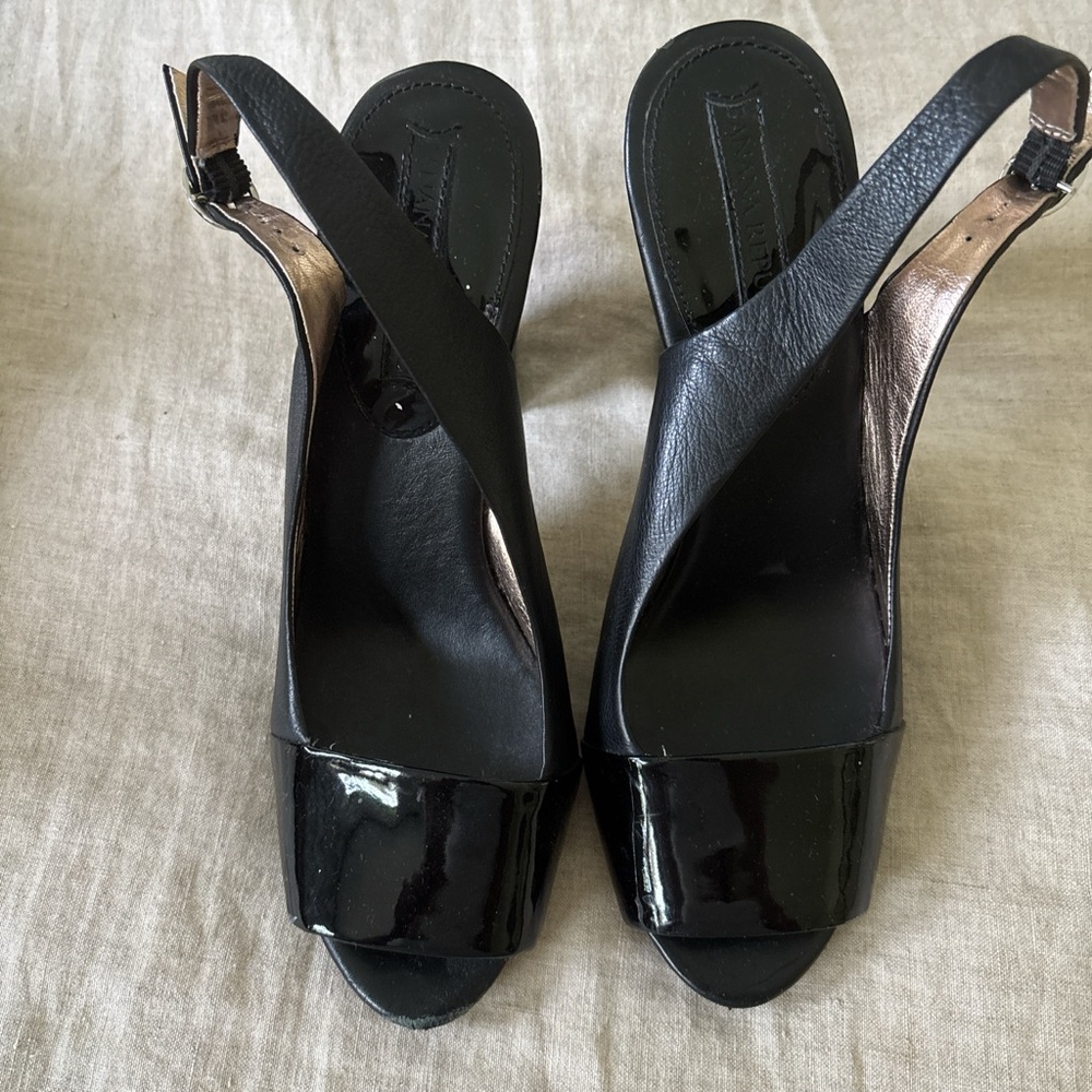 Banana Republic Black Slingback Heels